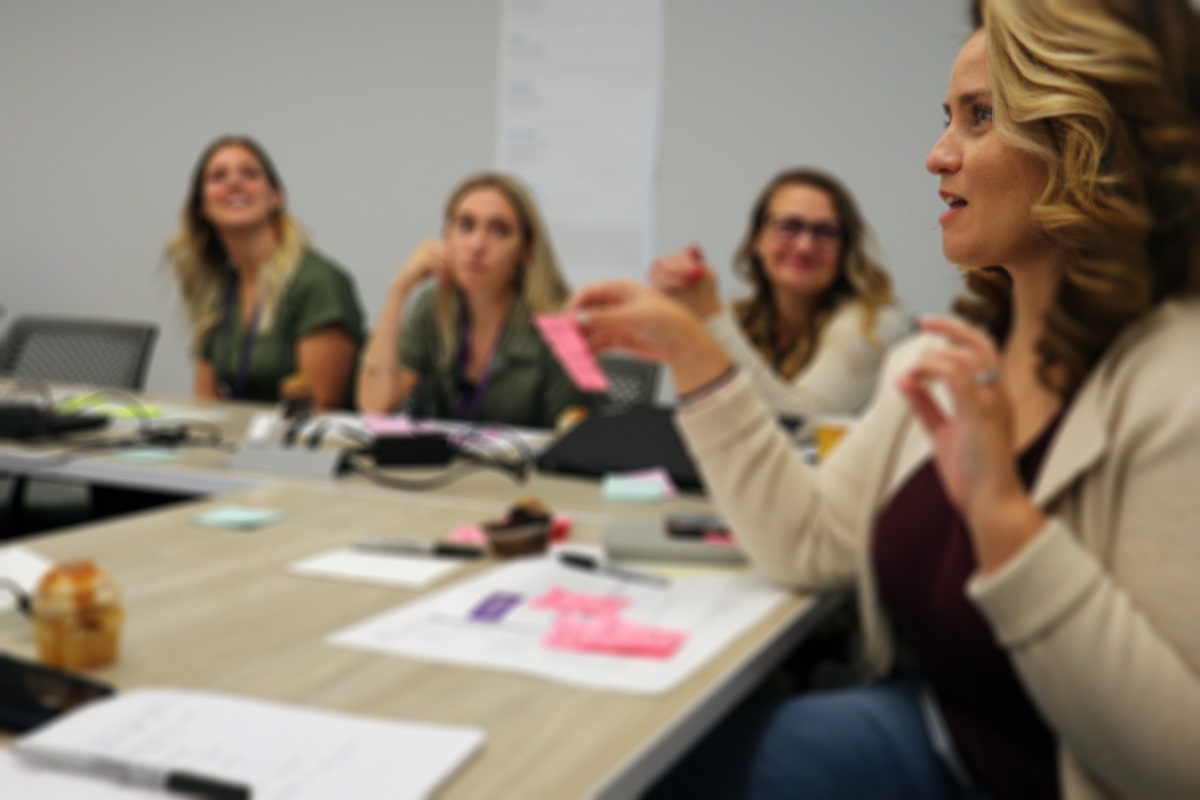 Picture of women meeting about health savings accounts